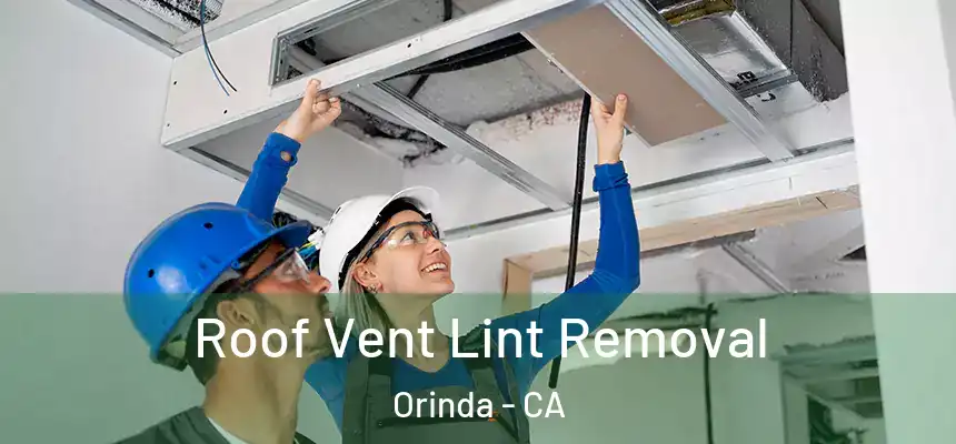  Roof Vent Lint Removal Orinda - CA